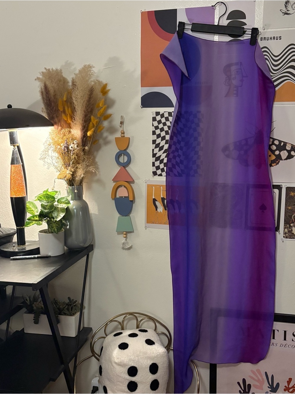 Purple Ombre Women's Swim Sarong Wrap - Picture 4 of 4